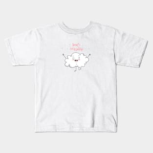 "Smile Everyday" - Cheerful Cloud Kids T-Shirt